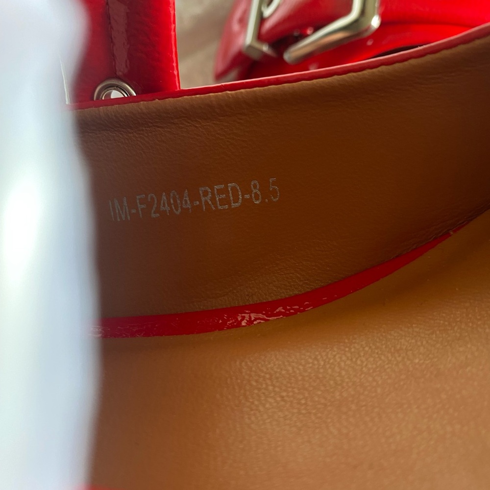 Buckle Ballet Block Flats - Picture 8 of 8